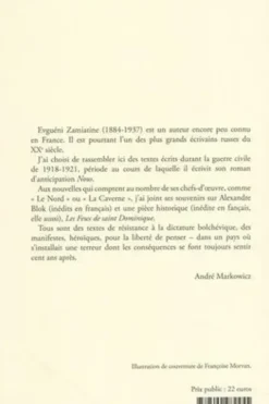 La caverne. Suivi de Les feux de saint Dominique et autres écrits de la guerre civile (1918-1921), Evguéni Zamiatine