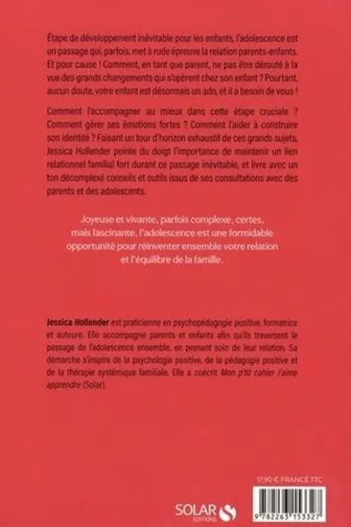 La crise d'ado n'aura pas lieu, Jessica Hollender