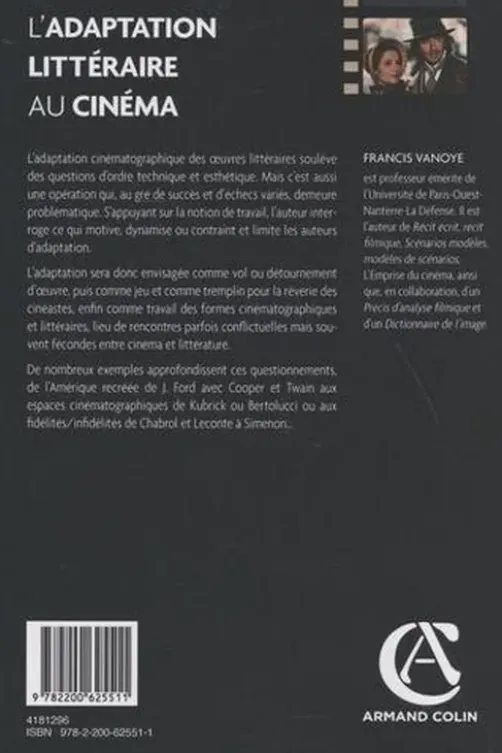 L'adaptation littéraire au cinéma, Francis Vanoye