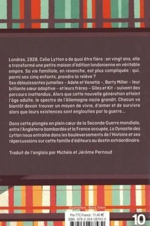 La Dynastie des Lytton Tome 2 : 1928-1946 : Bouleversements, Penny Vincenzi