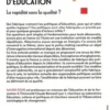 La fabrique des politiques d'éducation. La rapidité sans la qualité ?, Xavier Pons