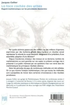 La face cachée des urnes. Regard mathématique sur les procédures électorales, Jacques Cellier