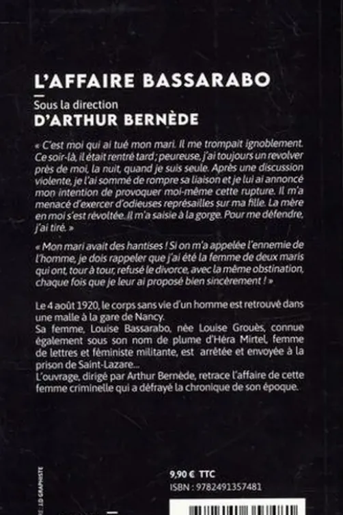 L'affaire Bassarabo, Arthur Bernède