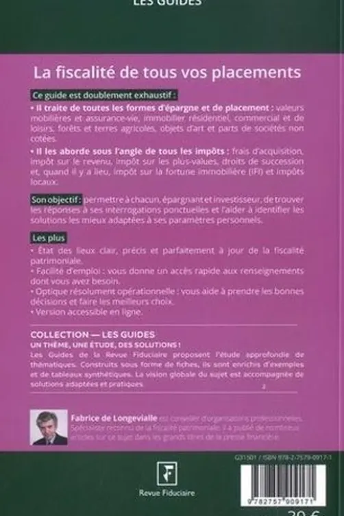 La fiscalité de tous vos placements. Edition 2022, Fabrice de Longevialle