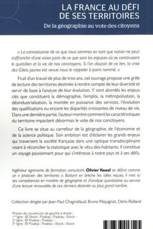 La France au défi de ses territoires. De la géographie au vote des citoyens, Olivier Vassal