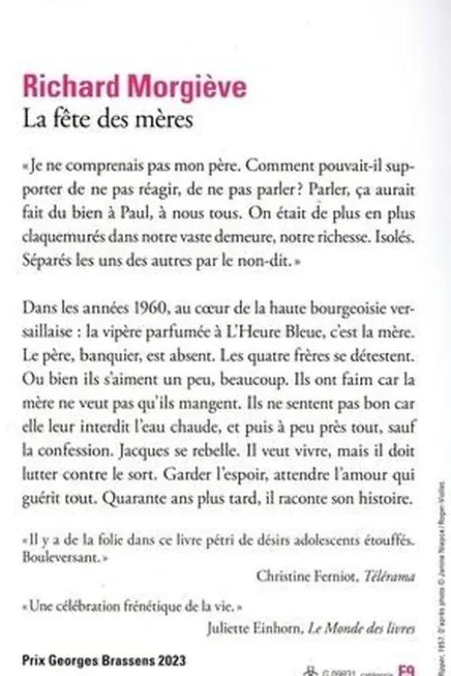 La fête des mères, Richard Morgiève