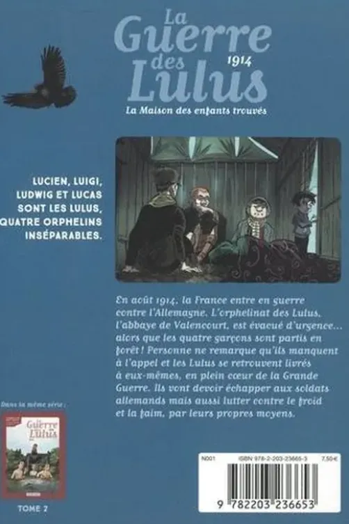 La Guerre des Lulus Tome 1 : 1914, la maison des enfants trouvés, Eva Grynszpan