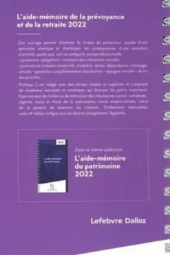 L'aide-mémoire de la prévoyance et de la retraite. Edition 2022, Patrick Despierres