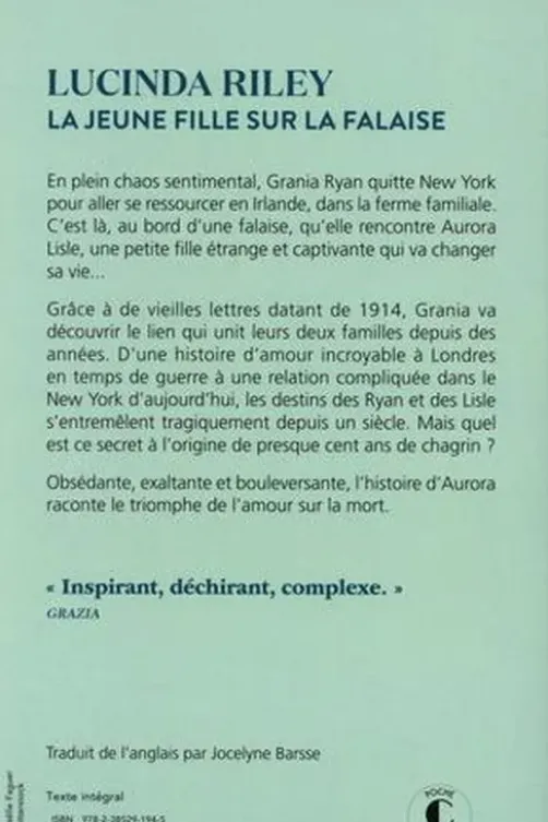 La jeune fille sur la falaise, Lucinda Riley