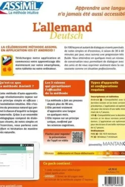 L'allemand Débutants & faux-débutants B2. Pack applivre : 1 application et 1 livret de 60 pages, Bettina Schödel