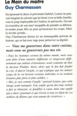 La main du maître, Guy Charmasson