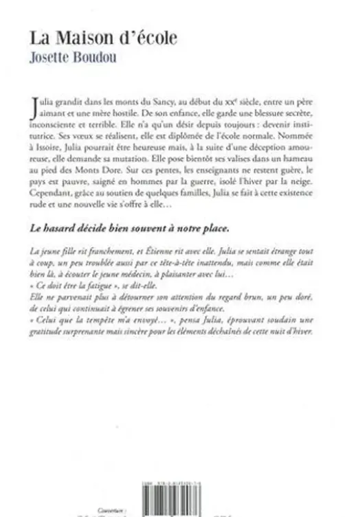 La Maison d'école, Josette Boudou