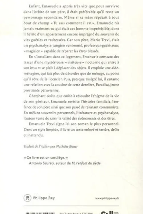 La maison du magicien, Emanuele Trevi