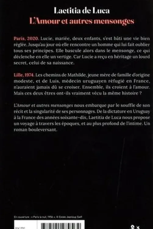 L'amour et autres mensonges, Laetitia De Luca