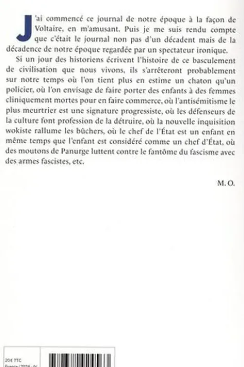 La nef des fous. Tome 4, Des nouvelles du bas-empire, Michel Onfray