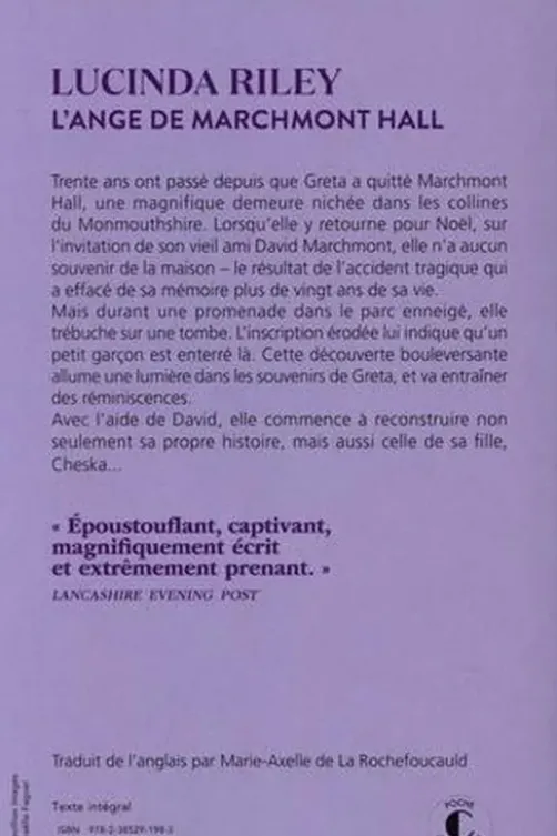 L'ange de Marchmont Hall, Lucinda Riley