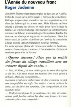 L'année du nouveau franc, Roger Judenne