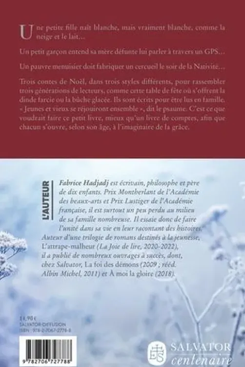 La petite fille blanche. Et autres contes de Noël, Fabrice Hadjadj