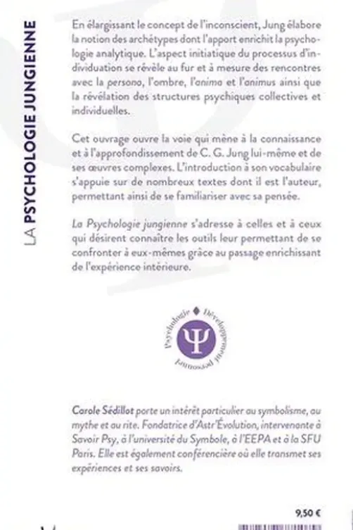 La psychologie jungienne, Carole Sédillot