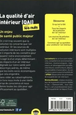 La qualité d'air intérieur (QAI) pour les nuls, Nicolas Blondet