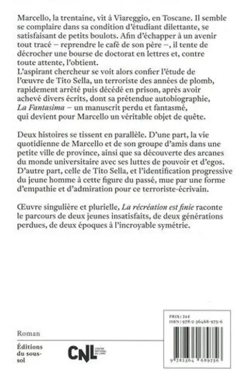 La récréation est finie, Dario Ferrari