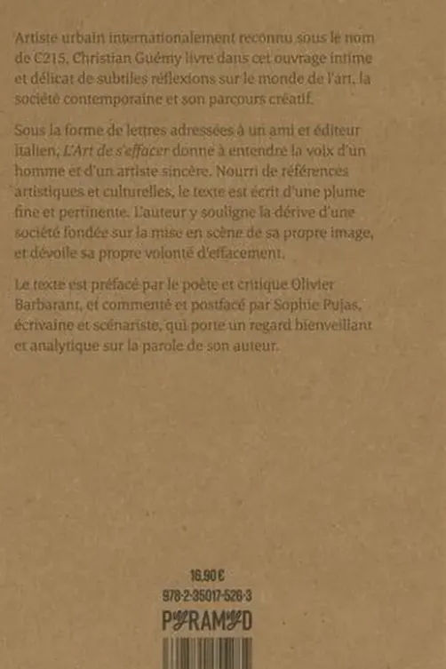 L'art de s'effacer, Christian Guémy
