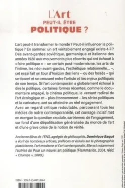 L'art peut-il être politique ?, Dominique Baqué