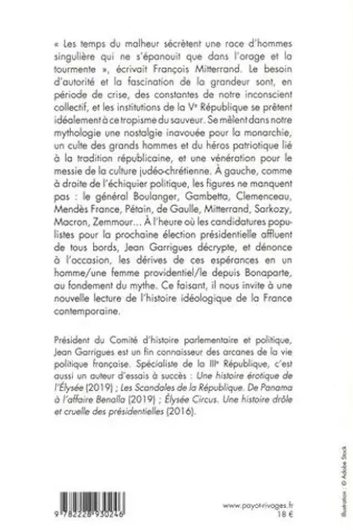 La Tentation du sauveur. Histoire d'une passion française, Jean Garrigues