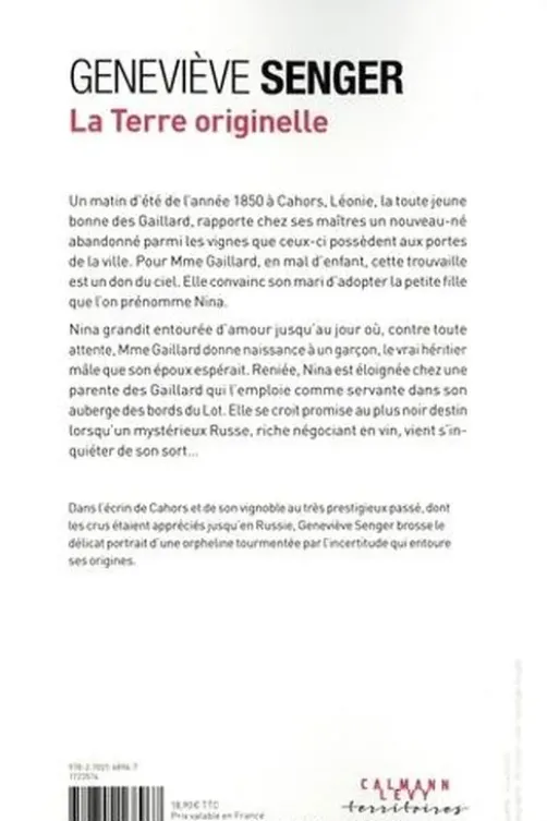 La terre originelle, Geneviève Senger