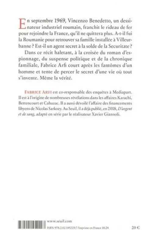 La Troisième Vie, Fabrice Arfi