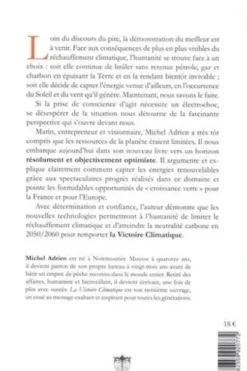 La victoire climatique ! Etre résolument et objectivement optimiste, Michel Adrien