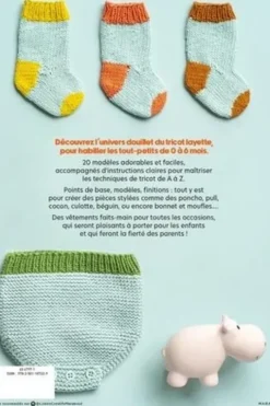 Layette en couleur. 20 modèles à tricoter pour bébé, Françoise Vauzeilles