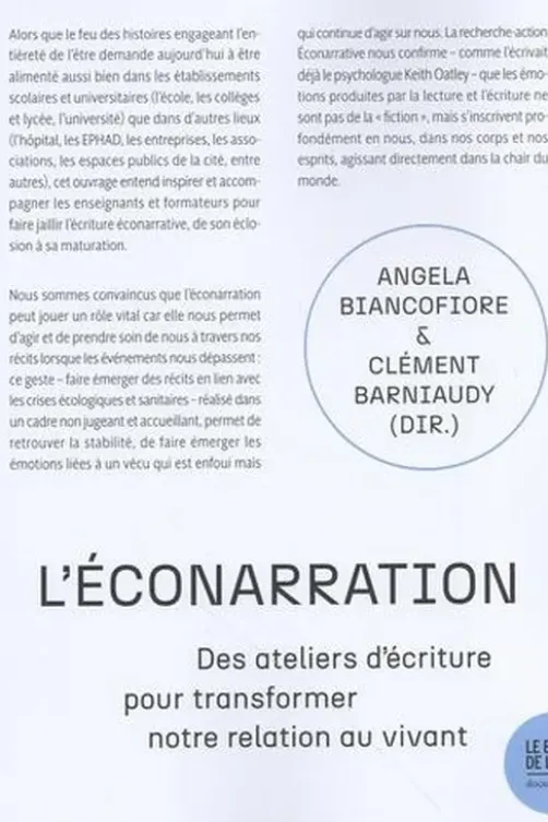 L'éconarration. Des ateliers d'écriture pour transformer notre relation au vivant, Angela Biancofiore