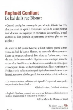 Le bal de la rue Blomet, Raphaël Confiant