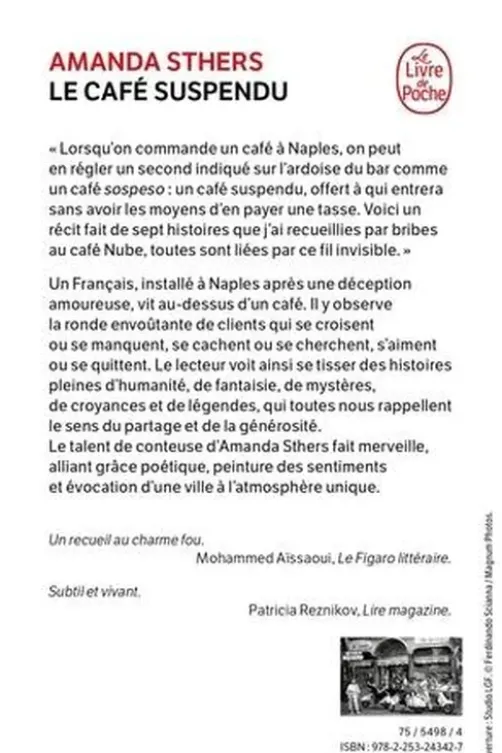 Le café suspendu, Amanda Sthers