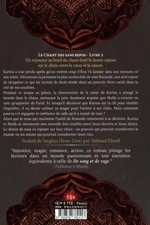 Le chant des sans repos Tome 2 : Saison d'orages et de silence, Roseanne A. Brown