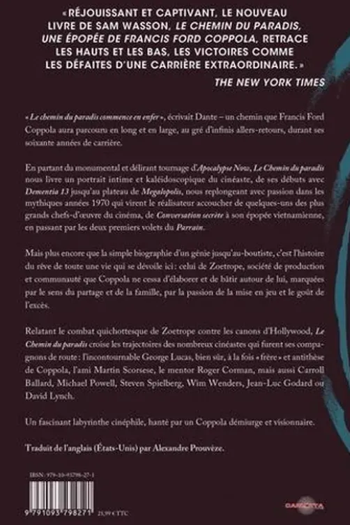 Le chemin du paradis. Une épopée de Francis Ford Coppola, Sam Wasson