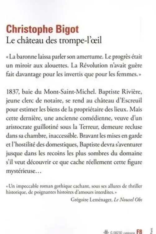 Le château des trompe-l'oeil, Christophe Bigot