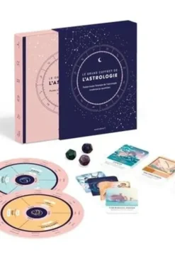 Le coffret Parker de l'astrologie. Exploration cosmique et connaissance de soi. Avec 1 livre, 2 roues des signes du zodiaque, 36 cartes et 3 dés astrologiques