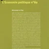 L'Economie politique N° 89, janvier 2021 : La planification, une idée d'avenir, Sandra Moatti