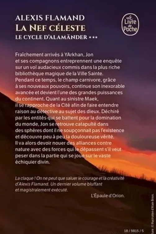 Le cycle d'Alamänder Tome 3 : La nef céleste, Alexis Flamand