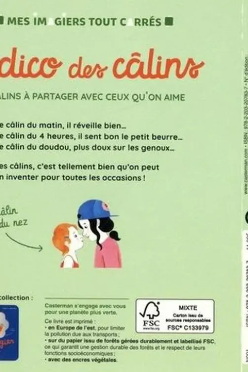 Le dico des câlins. 30 câlins à partager avec ceux qu'on aime, Elisabeth Brami