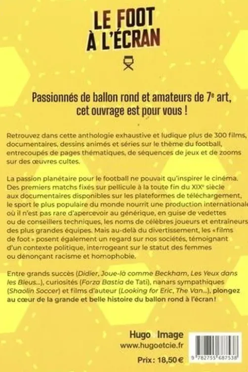 Le foot à l'écran. Films, documentaires, dessins animés, séries, Julien Camy