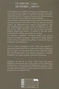 Le Golem de pierre, Claire Krust