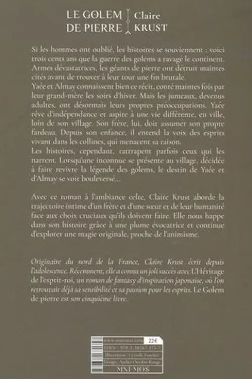 Le Golem de pierre, Claire Krust