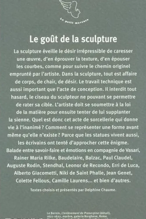 Le goût de la sculpture, Delphine Chaume