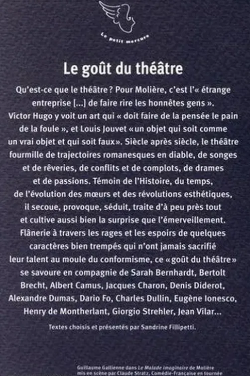 Le goût du théâtre, Sandrine Fillipetti