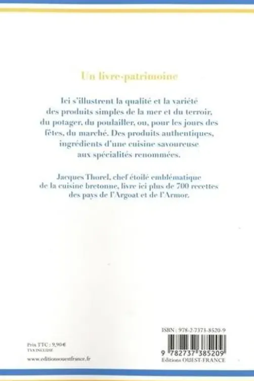 Le grand classique de la cuisine bretonne, Jacques Thorel
