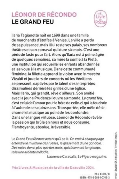 Le grand feu, Léonor de Récondo