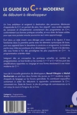 Le guide du C++ moderne. De débutant à développeur, Benoît Vittupier